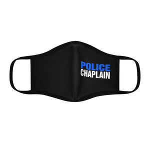 POLICE CHAPLAIN BLUE Fitted Polyester Face Mask