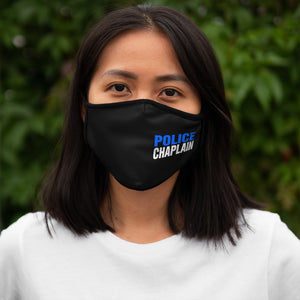 POLICE CHAPLAIN BLUE Fitted Polyester Face Mask