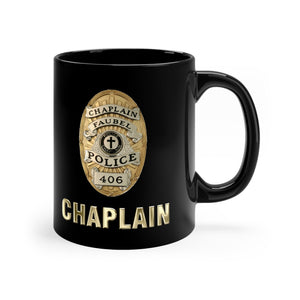 CHAPLAIN BOB 11oz Black Mug