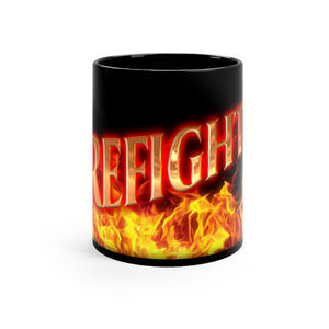 FIREFIGHTER FLAMES mug 11oz