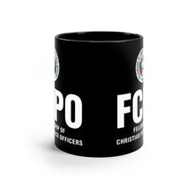 Load image into Gallery viewer, FCPO 11oz Black Mug