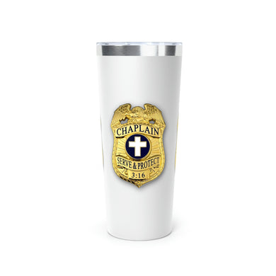 CHAPLAIN Copper Vacuum Insulated Tumbler, 22oz