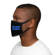 Load image into Gallery viewer, US NAVY VETERAN Mixed-Fabric Face Mask