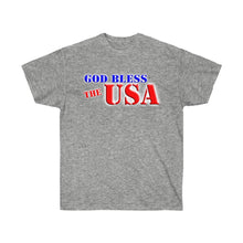 Load image into Gallery viewer, GOD BLESS THE USA Ultra Cotton Tee