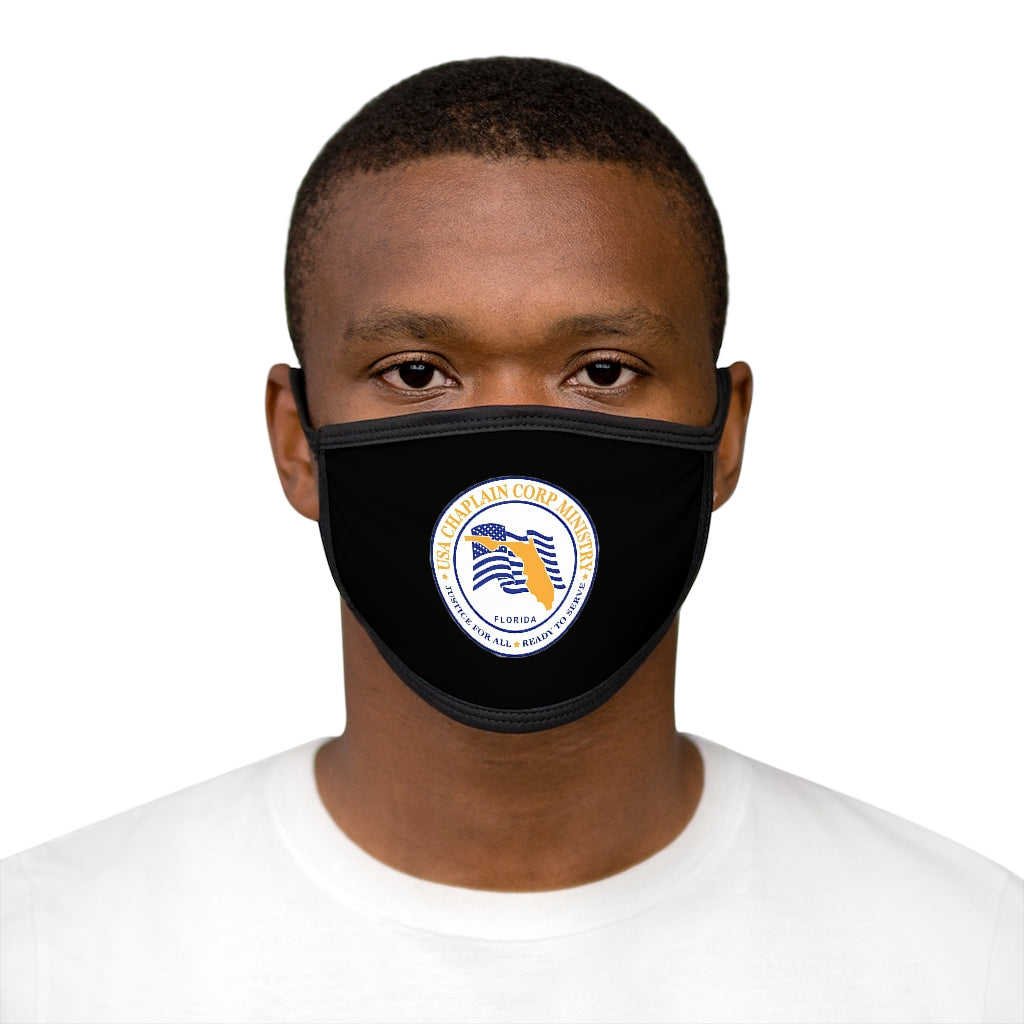 USA CHAPLAIN CORP MINISTRY Mixed-Fabric Face Mask