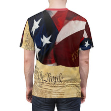 Load image into Gallery viewer, AMERICA FIRST AOP Cut &amp; Sew Tee