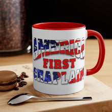 Load image into Gallery viewer, AMERICA FIRST CHAPLAIN Accent Mug