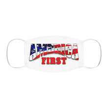 Load image into Gallery viewer, AMERICA FIRST Snug-Fit Polyester Face Mask