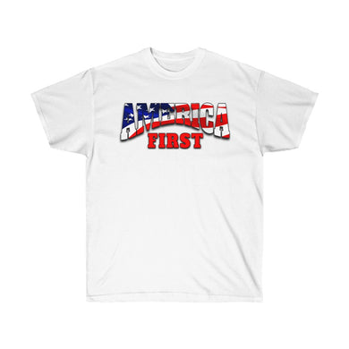 AMERICA FIRST Ultra Cotton Tee