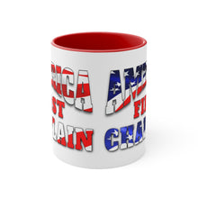 Load image into Gallery viewer, AMERICA FIRST CHAPLAIN Accent Mug