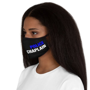 BLUE POLICE CHAPLAIN Fitted Polyester Face Mask