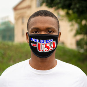 GOD BLESS THE USA Mixed-Fabric Face Mask