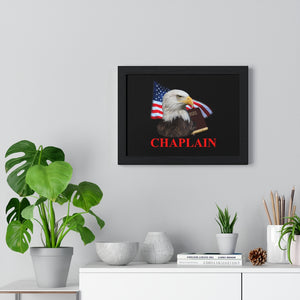 CHAPLAIN Premium Framed Horizontal Poster