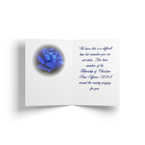 FCPO BLUE SYMPATHY CARD