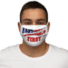 Load image into Gallery viewer, AMERICA FIRST Snug-Fit Polyester Face Mask