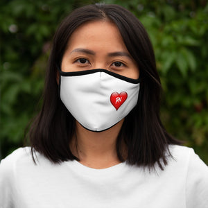 NURSE HEART Fitted Polyester Face Mask