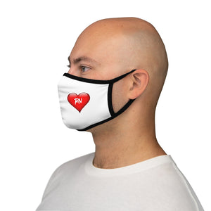 NURSE HEART Fitted Polyester Face Mask