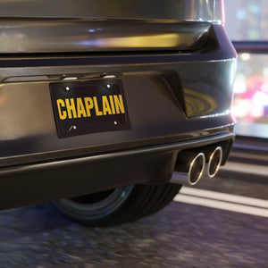 CHAPLAIN Vanity Plate