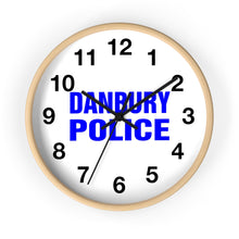 Load image into Gallery viewer, DANBURY POLICE Wall clock