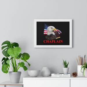 CHAPLAIN Premium Framed Horizontal Poster