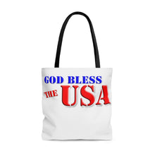 Load image into Gallery viewer, GOD BLESS THE USA Tote Bag