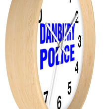 Load image into Gallery viewer, DANBURY POLICE Wall clock