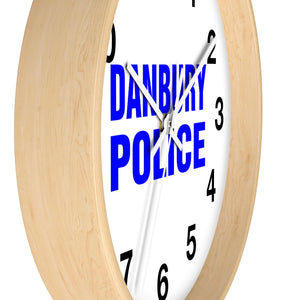 DANBURY POLICE Wall clock