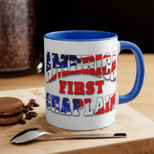 Load image into Gallery viewer, AMERICA FIRST CHAPLAIN Accent Mug