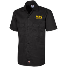 Load image into Gallery viewer, FCPO Men&#39;s Short Sleeve Work shirt