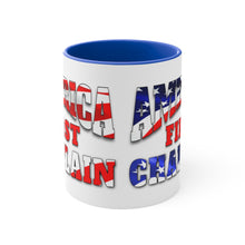 Load image into Gallery viewer, AMERICA FIRST CHAPLAIN Accent Mug