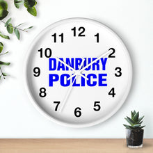 Load image into Gallery viewer, DANBURY POLICE Wall clock
