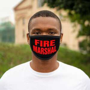 FIRE MARSHAL Mixed-Fabric Face Mask