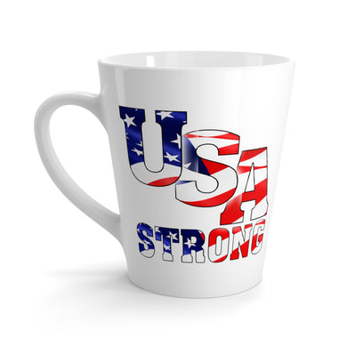 USA Strong Latte mug