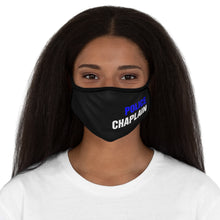 Load image into Gallery viewer, BLUE POLICE CHAPLAIN Fitted Polyester Face Mask