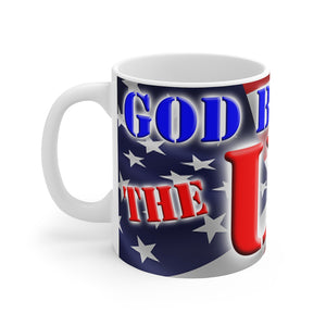 GOD BLESS THE USA Mug 11oz