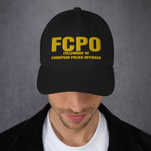 Load image into Gallery viewer, FCPO EMBROIDERED BALL CAP GOLD