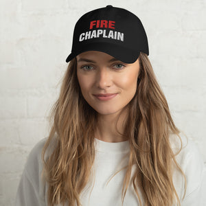 FIRE CHAPLAIN EMBROIDERED BALL CAP