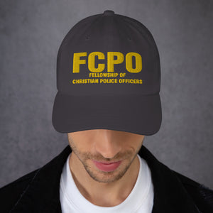 FCPO EMBROIDERED BALL CAP GOLD