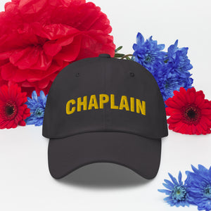 CHAPLAIN EMBROIDERED BALL CAP