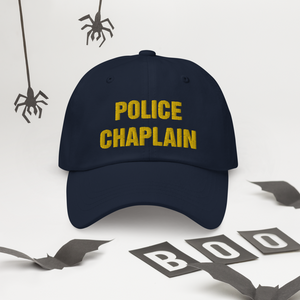 POLICE CHAPLAIN BALL EMBROIDERED CAP