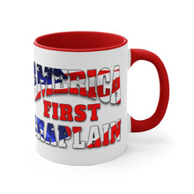 Load image into Gallery viewer, AMERICA FIRST CHAPLAIN Accent Mug