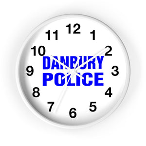 DANBURY POLICE Wall clock