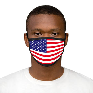 USA FLAG Mixed-Fabric Face Mask