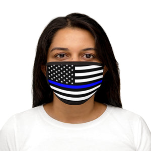 POLICE FLAG Mixed-Fabric Face Mask