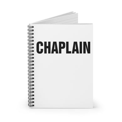 CHAPLAIN Spiral Notebook - Ruled Line