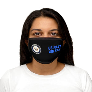 US NAVY VETERAN Mixed-Fabric Face Mask