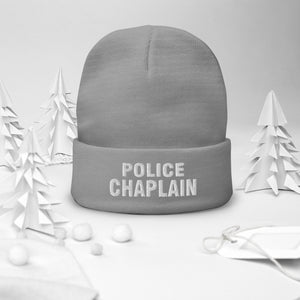 POLICE CHAPLAIN Embroidered Beanie