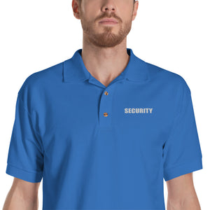 SECURITY Embroidered Polo Shirt