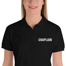 Load image into Gallery viewer, CHAPLAIN Embroidered Women&#39;s Polo Shirt