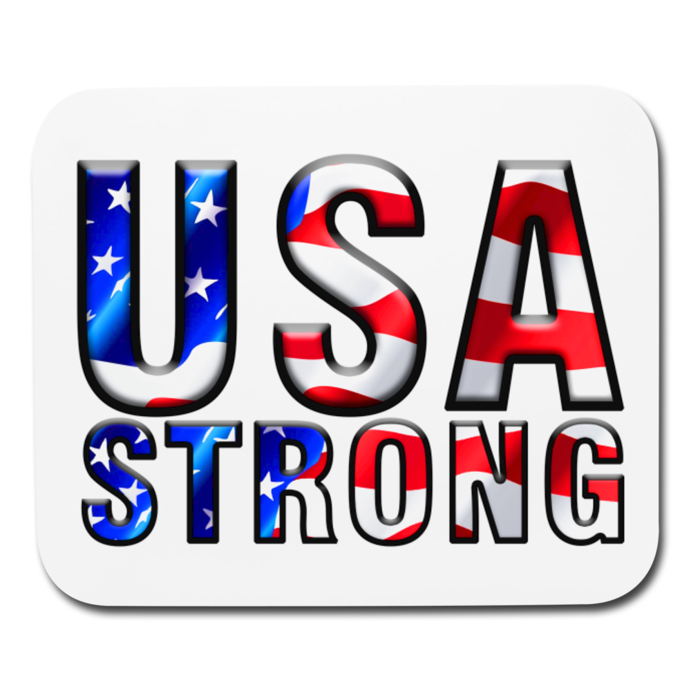 USA STRONG Mouse pad - white